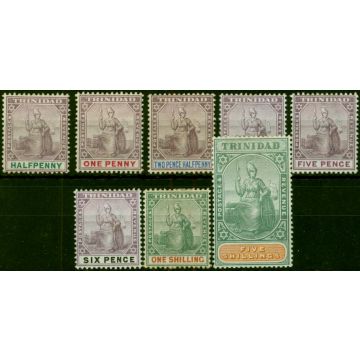 Trinidad 1896 Set of 8 to 5s SG114-122 Good MM 