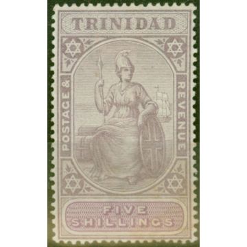 Trinidad 1901 5s Lilac & Mauve SG132 Good Mtd Mint