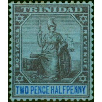 Trinidad 1902 2 1/2d Purple & Blue-Blue SG129 Fine MM (2)