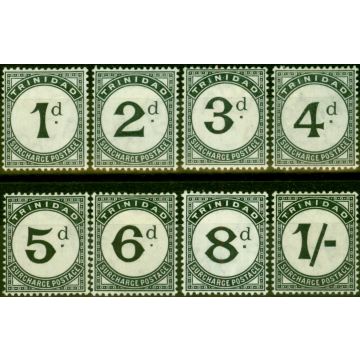 Trinidad 1905-06 Postage Due Set of 8 SGD10-D17 Fine Mtd Mint