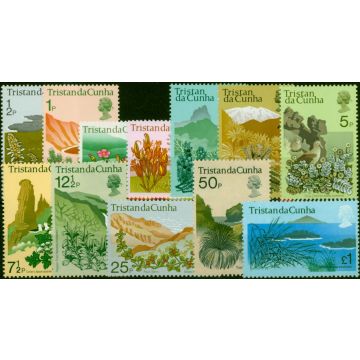 Tristan Da Cunha 1972 Flowering Plants Set of 12 SG158-169 V.F MNH 