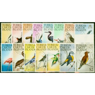 Turks & Caicos Islands 1973 Birds Set of 14 SG381-395 Fine Used 
