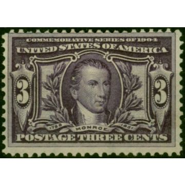 U.S.A 1904 3c Violet SG332 Fine MM 
