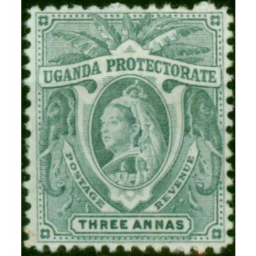 Uganda 1898 3a Pale Grey SG87 Fine MM 