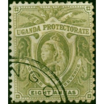 Uganda 1898 8a Pale-Olive SG89 V.F.U 