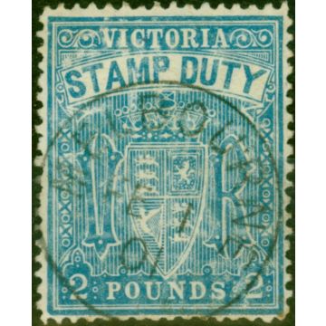 Victoria 1888 £2 Blue SG276a Fine Used C.T.O