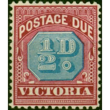 Victoria 1890 1/2d Dull Blue & Claret SGD1a Fine MM 