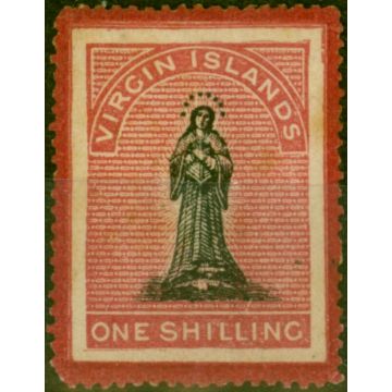 Virgin Islands 1867 1s Black & Rose-Carmine SG19 Fine Mint (6 Variants)