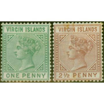 Virgin Islands 1879-80 Set of 2 SG24-25 Fine MM (2)