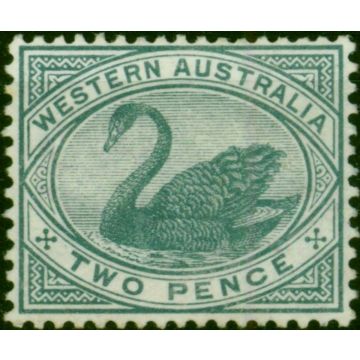 Western Australia 1890 2d Bluish Grey SG96 Fine Unused 
