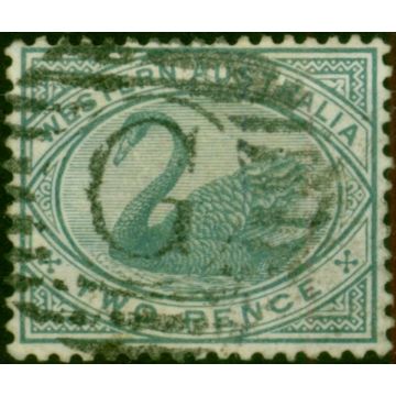Western Australia 1890 2d Bluish Grey SG96 Fine Used (2)