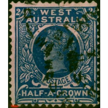Western Australia 1902 2s6d Deep Blue-Rose SG125 Fine Used 