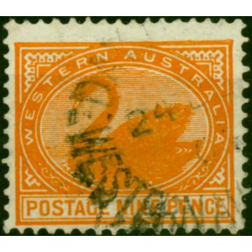 Western Australia 1903 9d Yellow-Orange SG122 Fine Used 