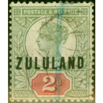 Zululand 1888 2d Grey-Green & Carmine SG3 Good Used 
