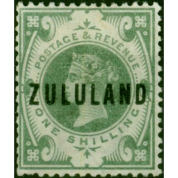 Zululand 1892 1s Dull Green SG10 Fine LMM 