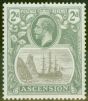 Valuable Postage Stamp from Ascension 1924 2d Grey SG13 V.F Very Lightly Mtd Mint