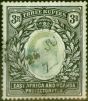Valuable Postage Stamp B.E.A KUT 1907 3R Grey-Green & Black SG28 Good Used
