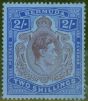 Old Postage Stamp from Bermuda 1938 2s Dp Purple & Ultramarine-Grey Blue SG116 Fine Mtd Mint