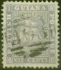 Valuable Postage Stamp from British Guiana 1860 12c Grey Lilac SG38 Fine Used Ex-Fred Small