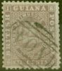 Rare Postage Stamp from British Guiana 1862 12c Purple SG48 Fine Used Ex-Fred Small