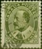 Old Postage Stamp from Canada 1903 20c Deep Olive-Green SG186 Fine Used