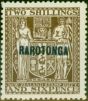 Rare Postage Stamp Cook Islands 1931 2s6d Deep Brown SG95 Fine MM