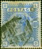 Collectible Postage Stamp from GB 1883 10s Pale Ultramarine SG183a Good Used