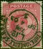 Collectible Postage Stamp GB 1902 5s Bright Carmine SG263 Fine Used