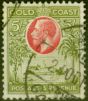 Collectible Postage Stamp from Gold Coast 1928 5s Carmine & Sage-Green SG112 Fine Used