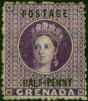 Grenada 1881 1/2d Deep Mauve SG21 Good MM . Queen Victoria (1840-1901) Mint Stamps