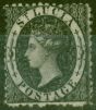 Collectible Postage Stamp from St Lucia 1864 (1d) Intense Black SG11a Fine Mtd Mint