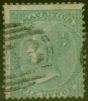 Collectible Postage Stamp from Mauritius 1862 6d Green SG49 Good Used