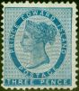 Collectible Postage Stamp from Prince Edward Island 1863 3d Blue SG14 Fine Mtd Mint
