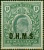 Somaliland 1904 1R Green SG015 Fine MM. King Edward VII (1902-1910) Mint Stamps