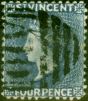 Valuable Postage Stamp from St Vincent 1883 4d Grey-Blue SG43a Fine Used