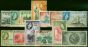Old Postage Stamp from Barbados 1953-57 Set of 13 SG289-301 Fine Used