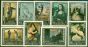 Valuable Postage Stamp from Jordan 1974 Art Paintings Set of 9 SG1049-1057 Very Fine MNH