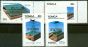 Collectible Postage Stamp from Tonga 1985 Geological Survey Specimen set of 4 SG900s-903s Fine MNH