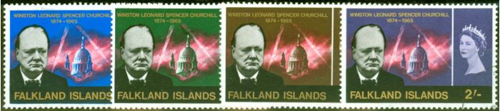Valuable Postage Stamp from Falkland Islands 1966 Churchill Set of 4 SG223-226 V.F.U