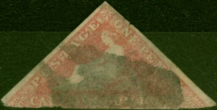 Rare Postage Stamp C.O.G.H 1857 1d Black-Red SG5 Ave Used