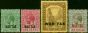 Old Postage Stamp Bahamas 1918 War Tax Set of 4 SG96-99 Fine MM