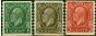 Old Postage Stamp Canada 1933 Coil Set of 3 SG326-328 Fine & Fresh LMM