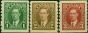 Canada 1937 Coil Set of 3 SG368-370 Fine MNH . King George VI (1936-1952) Mint Stamps