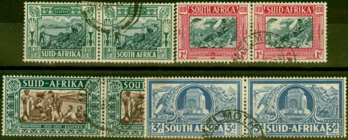 Old Postage Stamp South Africa 1938  Set of 4 SG76-79 Fine Used