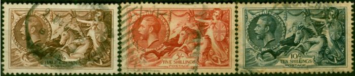 GB 1934 Re-Engraved Set of 3 SG450-452 Good Used. King George V (1910-1936) Used Stamps