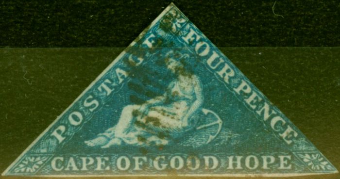 Valuable Postage Stamp from C.O.G.H 1864 4d Deep Blue SG19 Good Used
