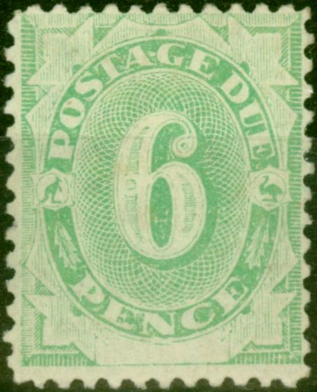 Old Postage Stamp from Australia 1902 6d Emerald-Green SGD6 Fine Mtd Mint
