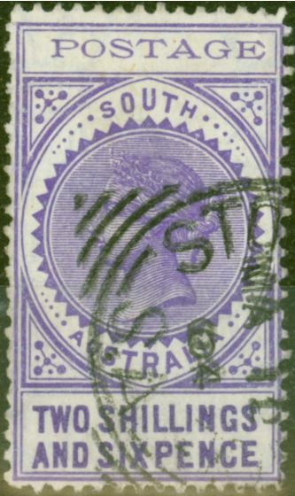 Rare Postage Stamp from South Australia 1903 2s 6d Bright Violet SG276a Fine Used