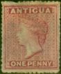 Valuable Postage Stamp Antigua 1863 1d Rosy Mauve SG5 Fine Unused