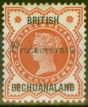 Rare Postage Stamp from Bechuanaland 1888 1/2d Vermilion 1st Printing SG40 Fine Lightly Mtd Mint